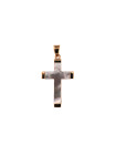 Rose gold cross pendant ARK02-45 