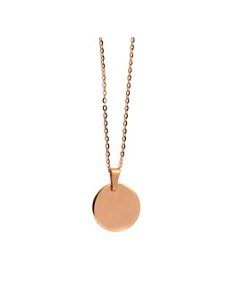 Rose gold pendant necklace CPR22-05