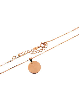 Rose gold pendant necklace CPR22-05