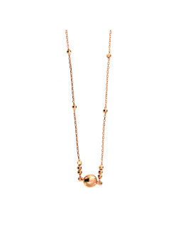 Rose gold pendant necklace CPR24-08