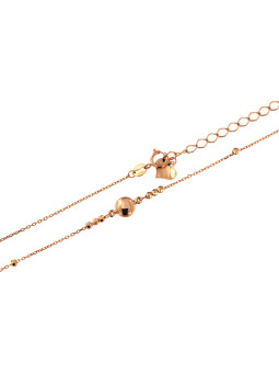 Rose gold pendant necklace CPR24-08