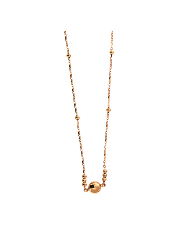 Rose gold pendant necklace CPR24-10