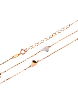 Rose gold pendant necklace CPR25-08 40/45