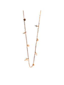 Rose gold pendant necklace CPR29-05