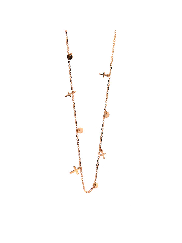 Rose gold pendant necklace CPR29-05