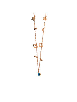 Rose gold pendant necklace CPR29-06