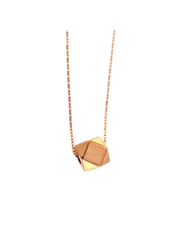 Rose gold pendant necklace CPR30-03 40/45