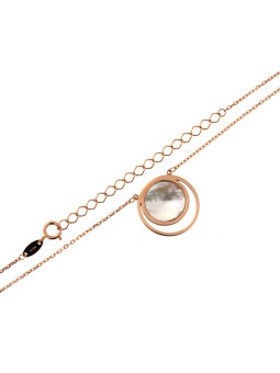 Rose gold pendant necklace CPR31-11 40/45