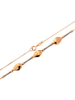 Rose gold pendant necklace CPR38-02 45CM