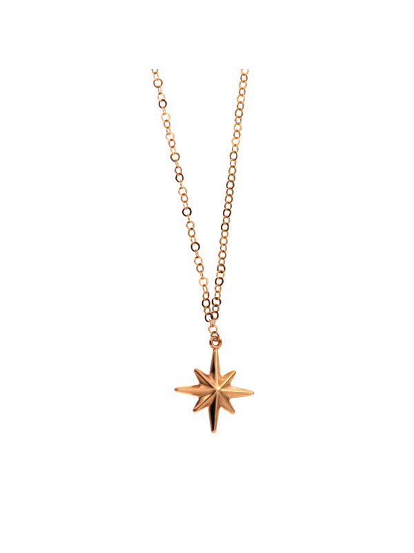 Rose gold pendant necklace CPR39-02 47CM