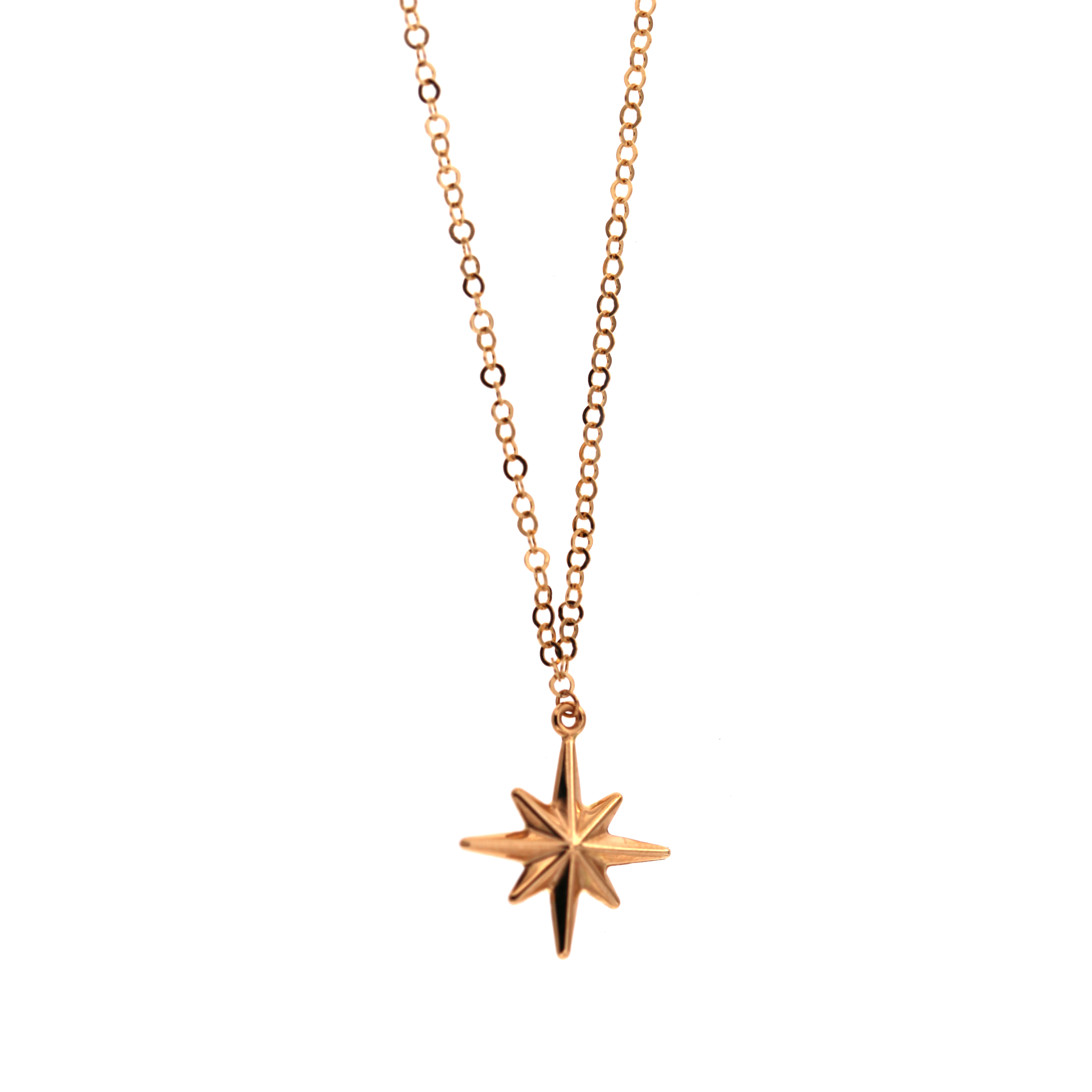 Rose gold pendant necklace CPR39-02 47CM