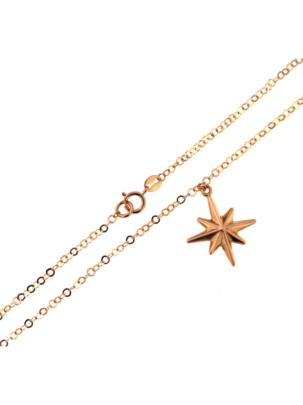 Rose gold pendant necklace CPR39-02 47CM