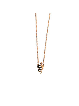 Rose gold pendant necklace CPR41-01