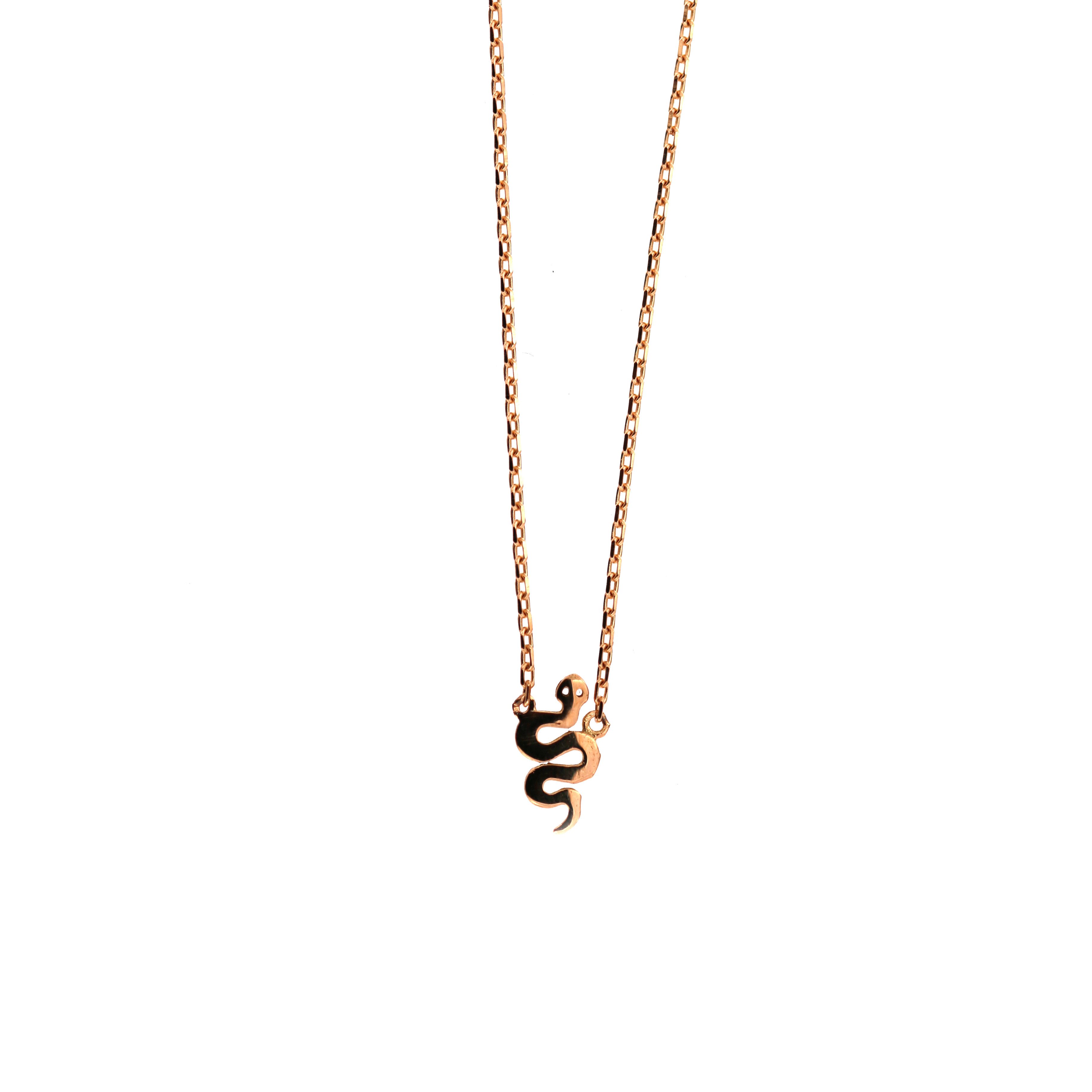 Rose gold pendant necklace CPR41-01