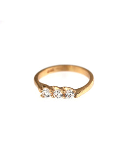 Rose gold zirconia ring DRT01-02