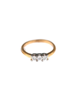 Rose gold zirconia ring DRT01-03