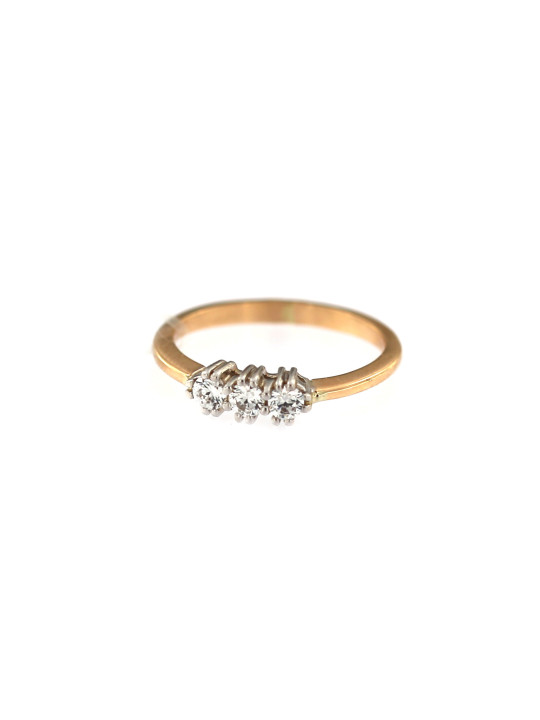 Rose gold zirconia ring DRT01-04