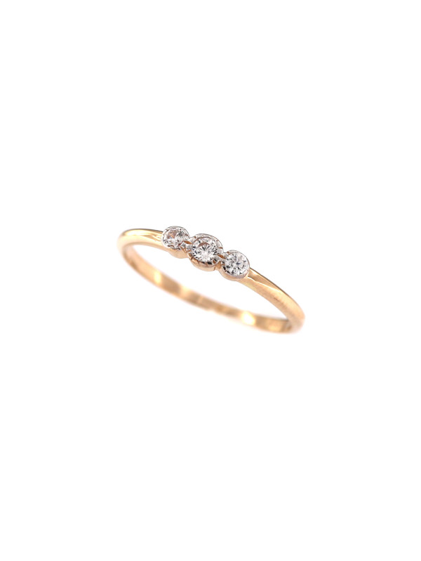 Rose gold zirconia ring DRT01-07 16.5MM