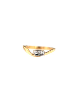 Auksinis žiedas su cirkoniais DRT05-05