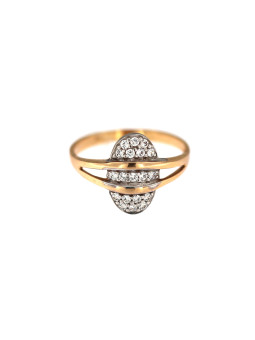 Rose gold zirconia ring DRC01-02
