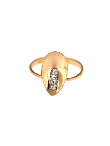 Rose gold zirconia ring DRC01-04