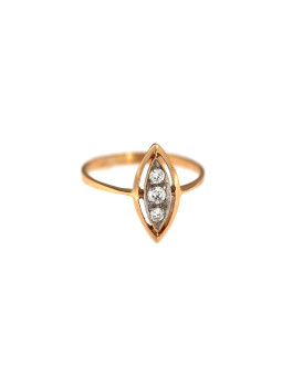 Rose gold zirconia ring DRC01-09