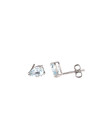 White gold aquamarine earrings BBBR02-03-06 