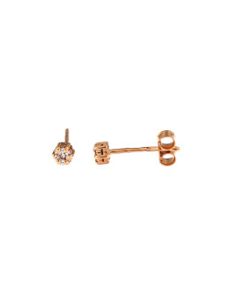 Rose gold diamond earrings BRBR01-03-11