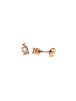 Rose gold morganite earrings BRBR02-05-02