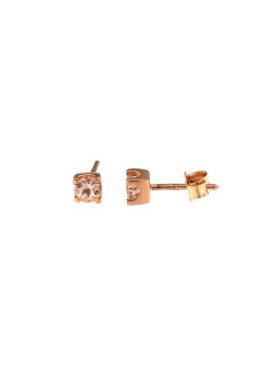 Rose gold morganite earrings BRBR02-05-03