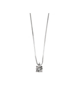 White gold diamond pendant necklace CPBR03-03