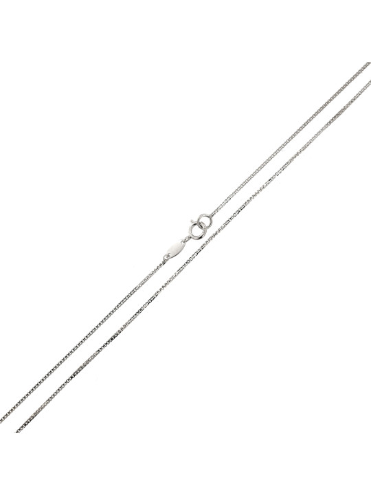 White gold chain CBBOX-1.00MM