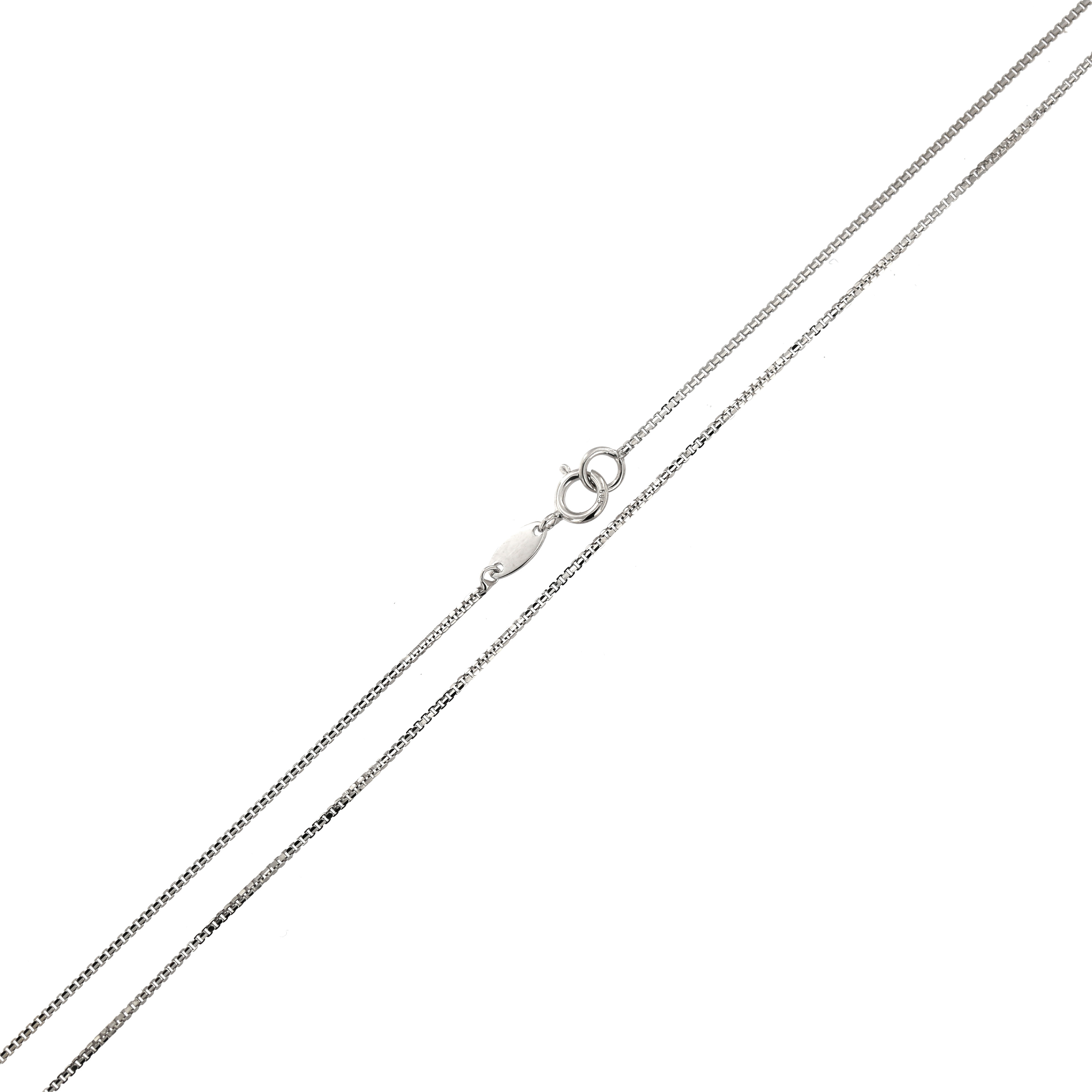 White gold chain CBBOX-1.00MM