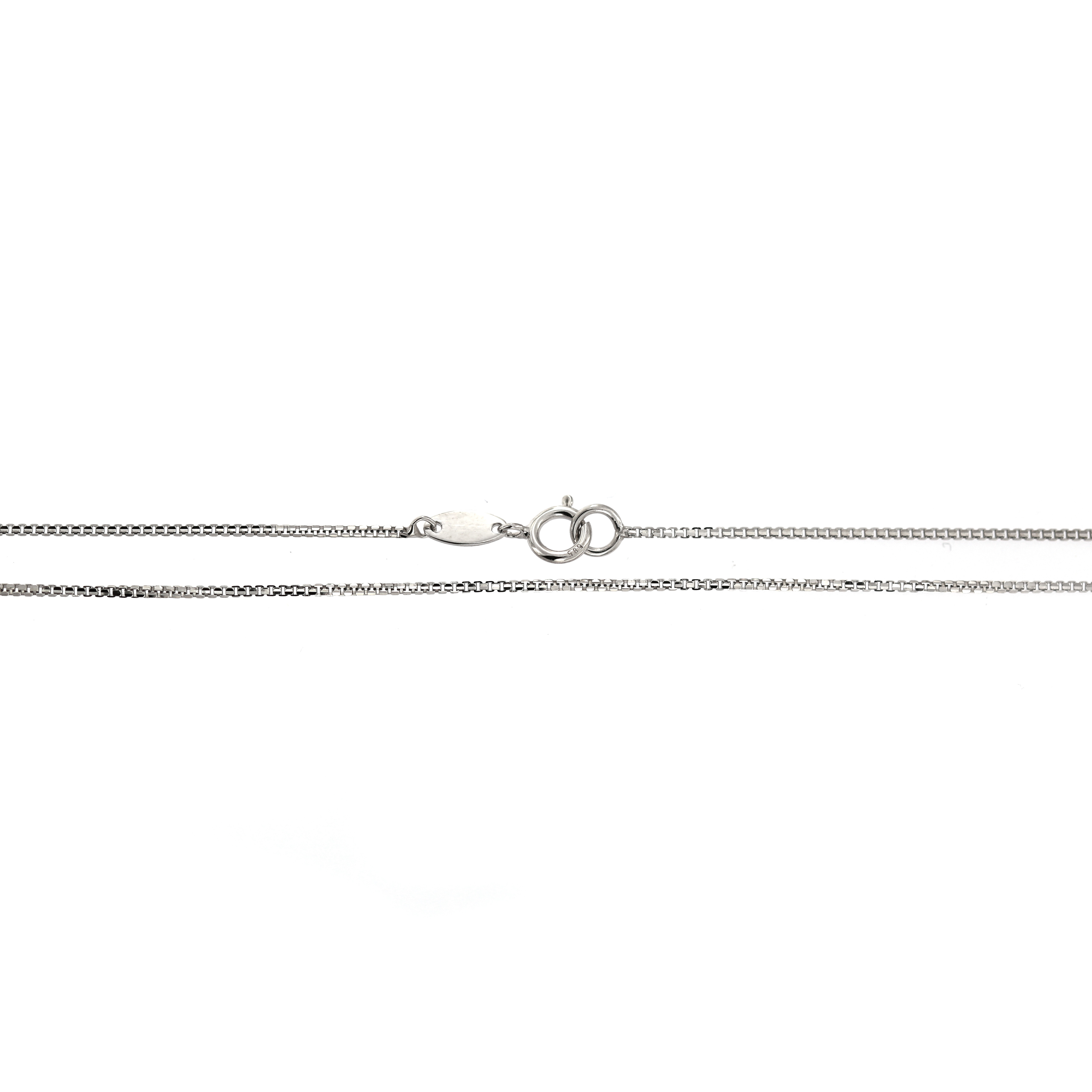 White gold chain CBBOX-1.00MM