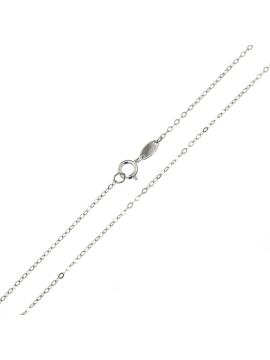 White gold chain CBCAB-0.80MM