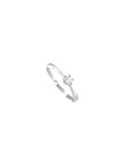 White gold engagement ring with diamond DBBR02-21