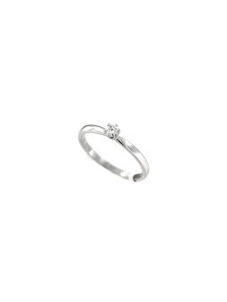 White gold engagement ring with diamond DBBR02-23