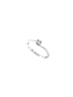 White gold engagement ring with diamond DBBR08-15