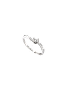 White gold engagement ring with diamond DBBR08-17