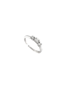White gold engagement ring with diamond DBBR11-03