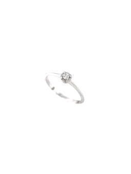White gold engagement ring with diamond DBBR17-06