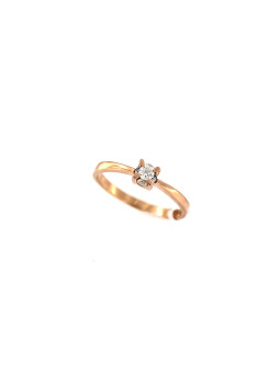 Rose gold ring with diamond DRBR01-35