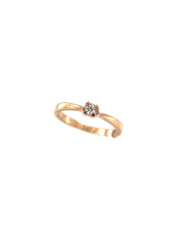 Rose gold ring with diamond DRBR01-37