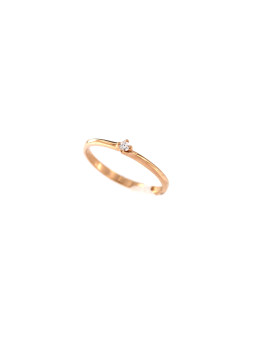 Rose gold ring with diamond DRBR01-42