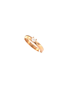 Rose gold ring with diamond DRBR01-43