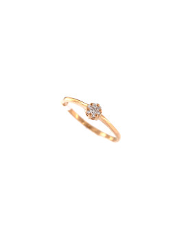 Rose gold ring with diamond DRBR09-13