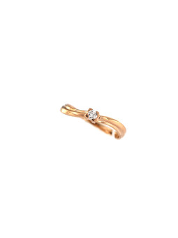 Rose gold ring with diamond DRBR10-19