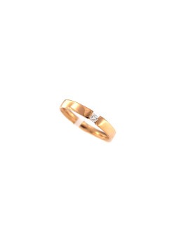 Rose gold ring with diamond DRBR12-40