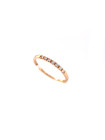 Rose gold ring with diamonds DRBR13-15 