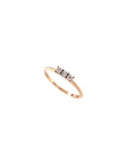 Rose gold ring with diamond DRBR18-02
